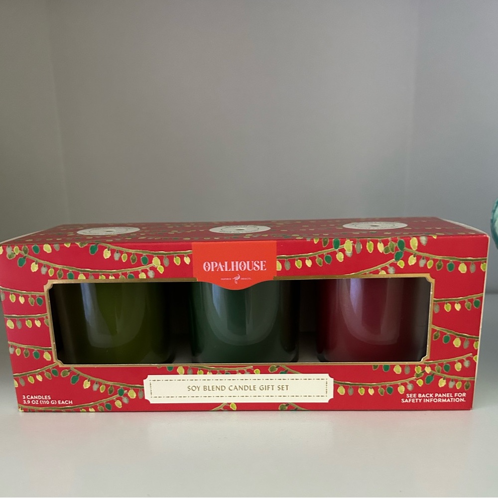 Opal House soy Blend Candle Gift Set